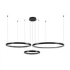V-tac 57W LED pakabinamas šviestuvas, juodas, 3000K