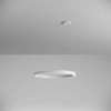 57W LED paviršinis/pakabinamas šviestuvas XAMBIT, baltas, 3000K, 90cm