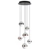 Ideal Lux 58W LED pakabinamas šviestuvas GALAXY SP6, juodos/baltos sp., 3000K, 321172