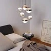 Ideal Lux 58W LED pakabinamas šviestuvas GALAXY SP6, juodos/baltos sp., 3000K, 321172