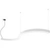 58W LED pakabinamas šviestuvas SEMI S, baltas, 4000K, 2000mm, DALI, 3921-0020-4-W-D3
