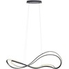 58W LED pakabinamas šviestuvas TEMPEST, juodas, 3000K, dimeriuojamas, 01-3599