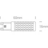 Bikuvalt 5W LED lemputė, dimeriuojama, G9, 3000K, 7106ALGD/W
