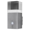 Ledvance 5W LED fasado šviestuvas ENDURA STYLE CRYSTAL, plieno sp., 3000K, su sensorium