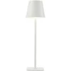 5W LED įkraunamas stalo šviestuvas ATLIS, baltas, 3000/6500K, IP54, su USB jungtimi