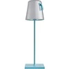 5W LED įkraunamas stalo šviestuvas OSTAP, mėlynas, 3000K/RGB, IP54, su USB jungtimi