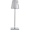 5W LED įkraunamas stalo šviestuvas OSTAP, chromo sp., 3000K/RGB, IP54, su USB jungtimi