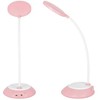 5W LED įkraunamas stalo šviestuvas VISUA DESK, rožinis, 3000-5000K, dimeriuojamas