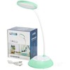 5W LED įkraunamas stalo šviestuvas VISUA DESK, šviesiai žalias, 3000-5000K, dimeriuojamas