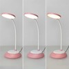 5W LED įkraunamas stalo šviestuvas VISUA DESK, rožinis, 3000-5000K, dimeriuojamas