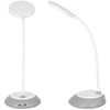 5W LED įkraunamas stalo šviestuvas VISUA DESK, pilkas, 3000-5000K, dimeriuojamas