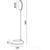 5W LED įkraunamas stalo šviestuvas VISUA DESK, šviesiai žalias, 3000-5000K, dimeriuojamas