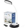 5W LED įkraunamas stalo šviestuvas VISUA DESK, juodas, 3000-5000K, dimeriuojamas