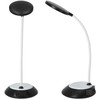 5W LED įkraunamas stalo šviestuvas VISUA DESK, juodas, 3000-5000K, dimeriuojamas