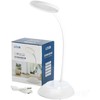5W LED įkraunamas stalo šviestuvas VISUA DESK, baltas, 3000-5000K, dimeriuojamas
