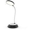 5W LED įkraunamas stalo šviestuvas VISUA DESK, juodas, 3000-5000K, dimeriuojamas