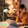 5W LED įkraunamas stalo šviestuvas VISUA DESK, šviesiai žalias, 3000-5000K, dimeriuojamas