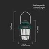 Bikuvalt 5W LED įkraunamas žibintas, žalias, 2700-6500K, IP44, dimeriuojamas