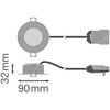 Ledvance 5W LED įleidžiamas šviestuvas SP CBO, baltas, 2700/3000/4000K, 60°, dimeriuojamas, IP65