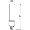 Osram 5W LED lemputė DULUX, G24d-1, baltos matinės sp., 3000K
