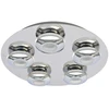 5W LED lubinis šviestuvas ELIAS, chromo sp., 3000K