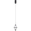 5W LED pakabinamas šviestuvas FUENTE, juodos sp./skaidrus, 3000K