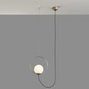 5W LED pakabinamas šviestuvas HALO, aukso/baltos sp., 2700/3000K, dimeriuojamas, C3815171ODP