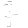 5W LED pakabinamas šviestuvas, juodas, 3000K, 63076A/B/W