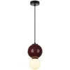 5W LED pakabinamas šviestuvas PIEVE, raudonos/violetinės/matinės baltos sp., 3000K