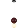 5W LED pakabinamas šviestuvas PIEVE, raudonos/violetinės/matinės baltos sp., 3000K