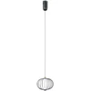 5W LED pakabinamas šviestuvas RABEL, matinės juodos sp., 3000K