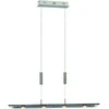 5W LED pakabinamas šviestuvas SAVIO, chromo/juodos sp., 3000K, dimeriuojamas