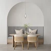 5W LED pakabinamas šviestuvas SEVIL, aukso sp., 3000K