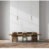 5W LED pakabinamas šviestuvas STRELA, aukso/gintaro sp., 3000K