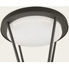 5W LED pastatomas lauko šviestuvas, tamsiai pilkas, 3000K, IP54, su saulės baterija ir judesio davikliu, E448