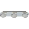 Lubinis šviestuvas 5W LED paviršinis šviestuvas STEVEN, chromo sp./skaidrus, 3000K