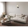 5W LED sieninis šviestuvas BALOS, juodos/baltos sp., 3000K