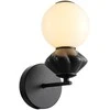 5W LED sieninis šviestuvas BALOS, juodos/baltos sp., 3000K