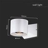V-tac 5W LED sieninis šviestuvas, baltas, 4000K