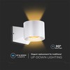 V-tac 5W LED sieninis šviestuvas, baltas, 4000K