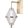 5W LED sieninis šviestuvas FUENTE, aukso sp./skaidrus, 3000K