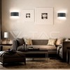 V-tac 5W LED sieninis šviestuvas, juodas, 3000K, IP65