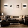 V-tac 5W LED sieninis šviestuvas, juodas, 4000K