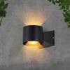 V-tac 5W LED sieninis šviestuvas, juodas, 4000K