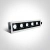 5x6,5W LED įleidžiamas šviestuvas, baltas, 3000K, 50507B/W/W
