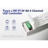 Bikuvalt 5x(72-192)W TUYA aplikacijos WiFi &amp; RF LED valdiklis, 5 kanalų, veikia per WIFI ir TUYA