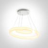 60W LED pakabinamas šviestuvas, baltas, 3000K, 63112/W