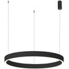 Italux 60W LED pakabinamas šviestuvas BRASCO DOWN, juodas, 3000/4000K, dimeriuojamas