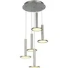 60W LED pakabinamas šviestuvas OLIVER, nikelio sp., 3000K, dimeriuojamas