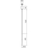 6,2W LED pakabinamas šviestuvas ITO, juodas, 2700K, 01-4070